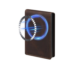 Load image into Gallery viewer, Premium Leather Pop-Up Card Wallet with RFID Protection - Automatic Card Holder