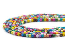 Load image into Gallery viewer, Mixed Color Glaze Rondelle Smooth Beads, 4mm, Sku#U1465
