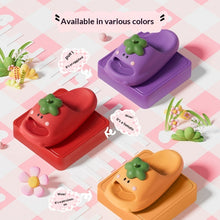 Load image into Gallery viewer, Women's Cartoon Vegetable Slippers - Cute Summer Slides with EVA Comfort Sole