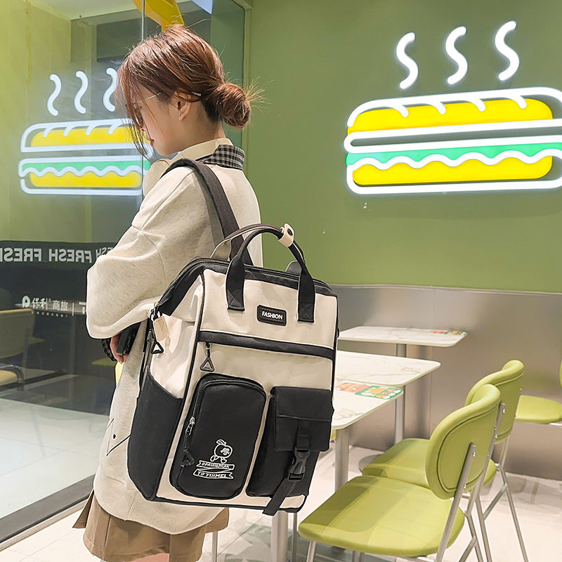 High-Capacity Student Backpack – Instagram-Style Urban Design
