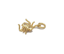 Load image into Gallery viewer, Gold CZ Spider Charm, Sku#B220