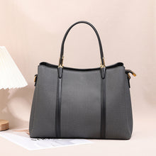 Load image into Gallery viewer, Sophisticated Women's Tote Bag - Premium PU Leather Commuter Handbag with Double Straps