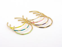 Load image into Gallery viewer, Colorful Enamel Thin Bangle Bracelet, O71