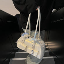 Load image into Gallery viewer, Bow-Tie Ribbon Bowling Bag | Stylish High-Capacity Shoulder &amp; Tote Bag for Women