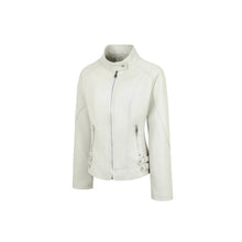 Load image into Gallery viewer, Plus-size Womens Slim-fit Stand-up Collar Jacket