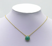 Load image into Gallery viewer, Gold Teardrop Gemstone Charm, Sku#LY21C