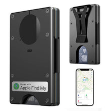 Load image into Gallery viewer, Minimalist AirTag Wallet – Slim Aluminum RFID Blocking Card Holder
