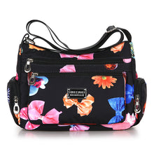 Load image into Gallery viewer, Women's Printed Canvas Shoulder Bag – Floral &amp; Landscape Pattern Crossbody Handbag