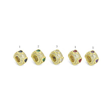 Load image into Gallery viewer, Heart On Round Spacer Bead Charm Pendant, Sku#LD692