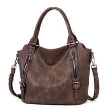 Load image into Gallery viewer, Spacious PU Leather Crossbody Handbag – Commuter &amp; Travel Shoulder Bag for Women