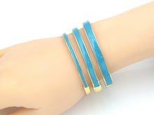 Load image into Gallery viewer, Thin Enamel Stackable Bracelet,X267