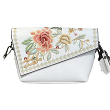 Load image into Gallery viewer, Embroidered Chinese-Style Women's Handbag - PU Leather Crossbody Shoulder Bag with Multiple Compartments