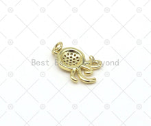 Load image into Gallery viewer, CZ Octopus Charm,Sku#JD14
