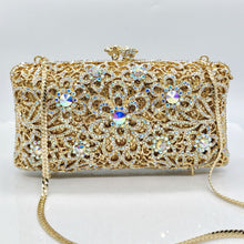 Load image into Gallery viewer, Diamond Evening Clutch Bag - Luxury Crystal Rhinestone Handbag for Wedding Party Banquet