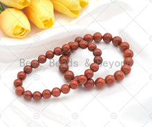 Load image into Gallery viewer, Natural Red Creek Jasper Stretchy Bracelet