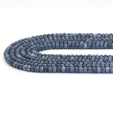 Load image into Gallery viewer, Genuine Blue Coral Faceted Rondelle Beads, Sku#U1673