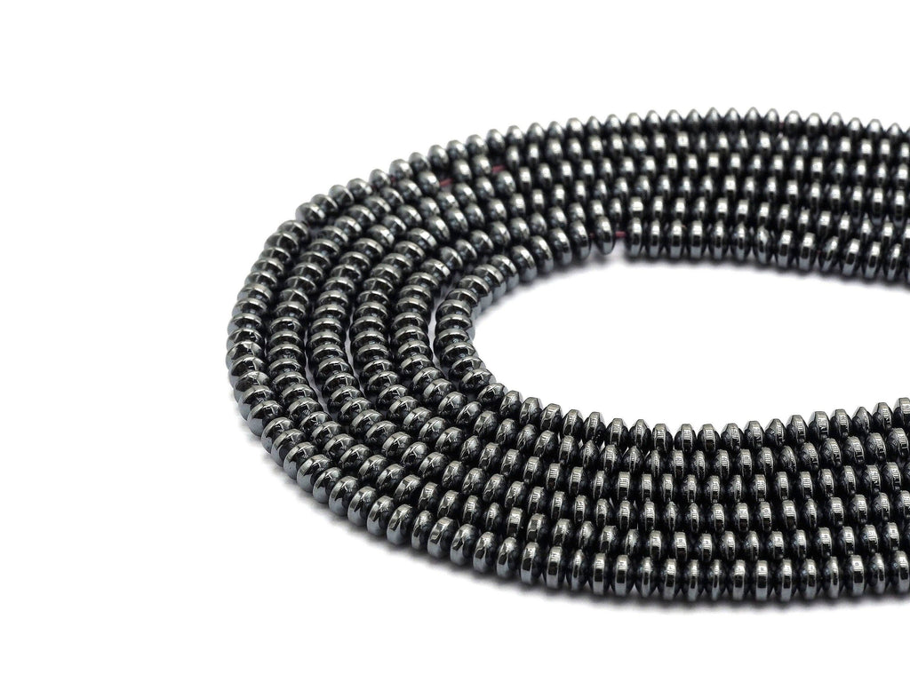 High Quality Natural Dark Gray/Black Hematite, Sku#S121