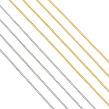 Load image into Gallery viewer, Dainty Thin Flat cuban link chain by Yard, sku#B377
