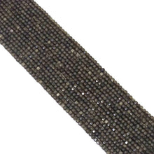Load image into Gallery viewer, Genuine Golden Obsidian Faceted Cube Beads, 2.5mm, Sku#U1554