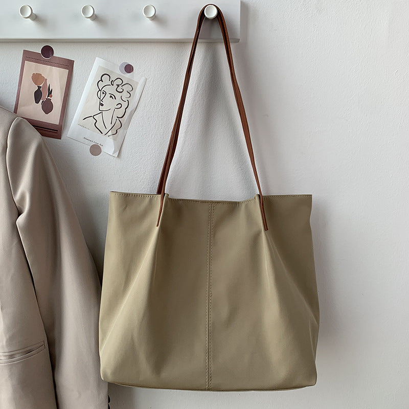 Women's Canvas Crossbody Bag | Japanese Artistic Design | Nylon Shoulder Bag with Pockets
