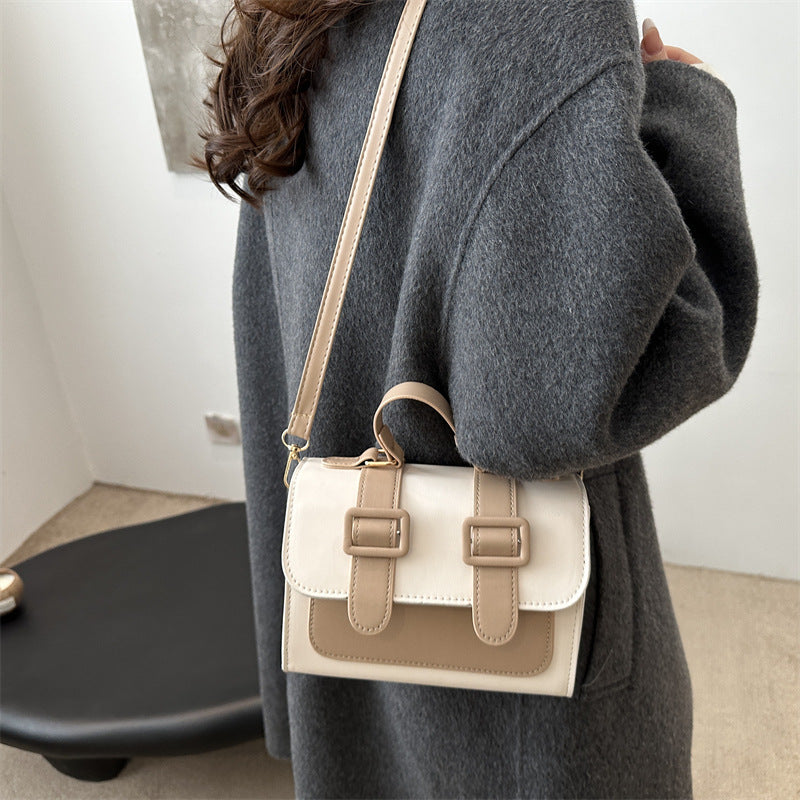 Trendy Small Square Underarm Crossbody Bag for Women - PU Leather Streetwear Shoulder Bag
