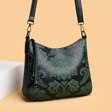 Load image into Gallery viewer, Women's PU Leather Crossbody Messenger Bag - Multi-Compartment Shoulder Bag