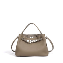 Load image into Gallery viewer, Genuine Leather Crossbody Tote Kelly Bag - Women's Handbag with Double Shoulder Straps