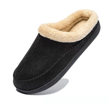 Load image into Gallery viewer, Men's Fur-Lined Non-Slip Bean Slippers | Warm Indoor Cotton Shoes | EU 39–49
