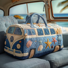 Load image into Gallery viewer, Quilted Embroidery Travel Tote Bag - Multifunctional Sports &amp; Fitness Duffle for Women &amp; Men