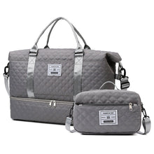 Load image into Gallery viewer, Large Capacity Quilted Crossbody Travel Bag