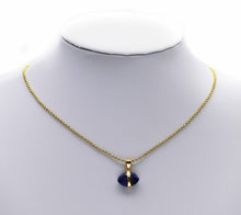 Load image into Gallery viewer, Gold Oval Gemstone Charm, Sku#LY20