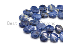 Load image into Gallery viewer, High Quality Natural Sodalite Rectangle Faceted Beads, Natur