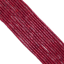 Load image into Gallery viewer, Red Coral Smooth Tube Beads, Sku#U1836