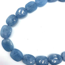 Load image into Gallery viewer, Quality Genuine Aquamarine Faceted Rectangle Beads, 15x18mm Blue Aquamarine Beads, 15.5'' Full Strand, SKU#U1206