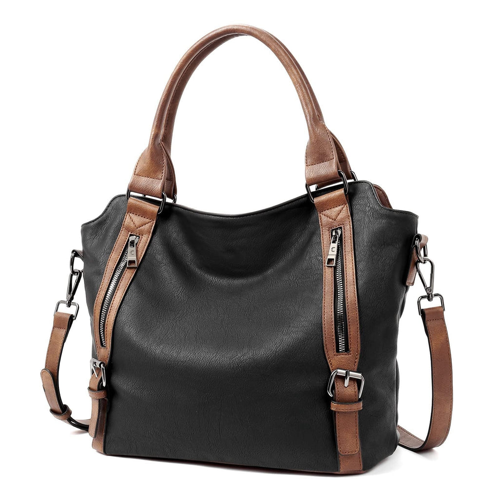 Spacious PU Leather Crossbody Handbag – Commuter & Travel Shoulder Bag for Women