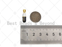 Load image into Gallery viewer, Enamel Colorful Pill Shape Pendant Charm,Hope Word Pink Turquoise Black Cobalt RedEnamel Jewelry,6x17mm,Sku#LK284