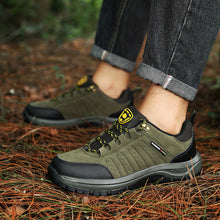 Load image into Gallery viewer, Unisex Waterproof Leather Hiking Shoes – Lightweight Outdoor Low-Top Boots