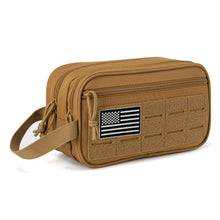 Load image into Gallery viewer, Men's Tactical Toiletry Organizer Bag - Outdoor Travel Makeup Pouch with Multiple Compartments