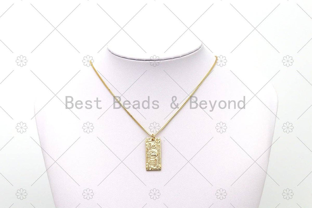 One Hundred US Dollars Charm, Sku#LK544