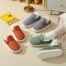 Load image into Gallery viewer, Winter Plush Home Slippers Indoor Outdoor Garden Shoes