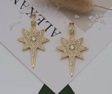 Load image into Gallery viewer, CZ North Star Charm, Sku#LK622