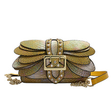 Load image into Gallery viewer, Studded Chain Shoulder Crossbody Bag for Women | PU Leather Streetwear Purse