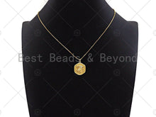 Load image into Gallery viewer, 18k Dainty Gold Cute Bird On Round Coin Shape Charms,  Sku#F1317C