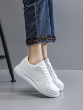 Load image into Gallery viewer, Women's Platform Sports Casual Sneakers - Lace-Up Athletic Fashion Shoes