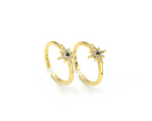 Load image into Gallery viewer, North Star Shape Adjustable Ring,O78