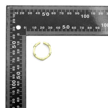 Load image into Gallery viewer, Baguette CZ Colorful Flower band Adjustable Ring, Sku#A491