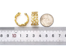 Load image into Gallery viewer, Baguette CZ Micro Pave Statement Ring, LD138