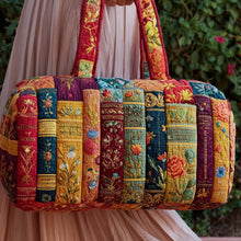 Load image into Gallery viewer, Bookwind Series Short-Distance Handheld Quilted Embroidery Travel Bag Multi-Functional