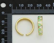 Load image into Gallery viewer, Enamel Triangle Adjustable Ring, Sku#X328