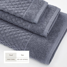 Load image into Gallery viewer, Cotton Diamond Waffle Weave Bath Towel Set - Grayson Collection